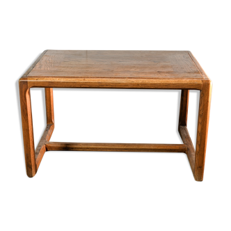 Table basse vintage rectangulaire en palissandre design scandinave