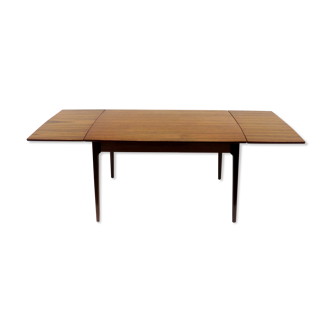 Table à manger vintage extensible fabriquée dans les années 60