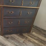 Commode patinée style Louis XV