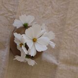 Pique vase Fleurs Vallauris in sandstone