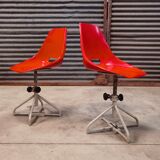 Pair of swivel chairs by Miroslav Navratil for Vertex