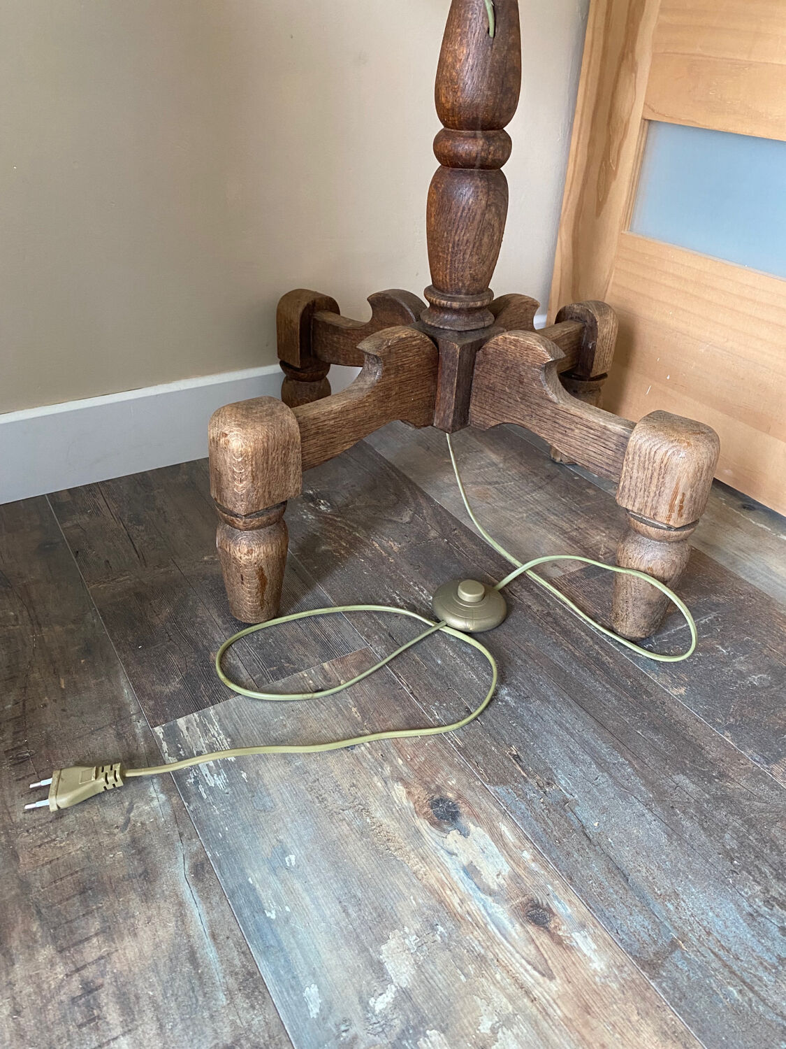 Vintage reading floor lamp