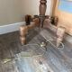 Vintage reading floor lamp