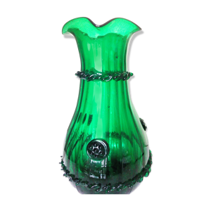 Vase balustre en verre soufflé