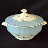 Grand légumier (soupière) en faïence de Digoin Sarreguemines, modèle AIX