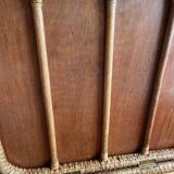 Coffee table braided rattan chest