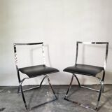 Marcello Cuneo, Model “Luisa”, 1970s Set of 2 Dining Chairs