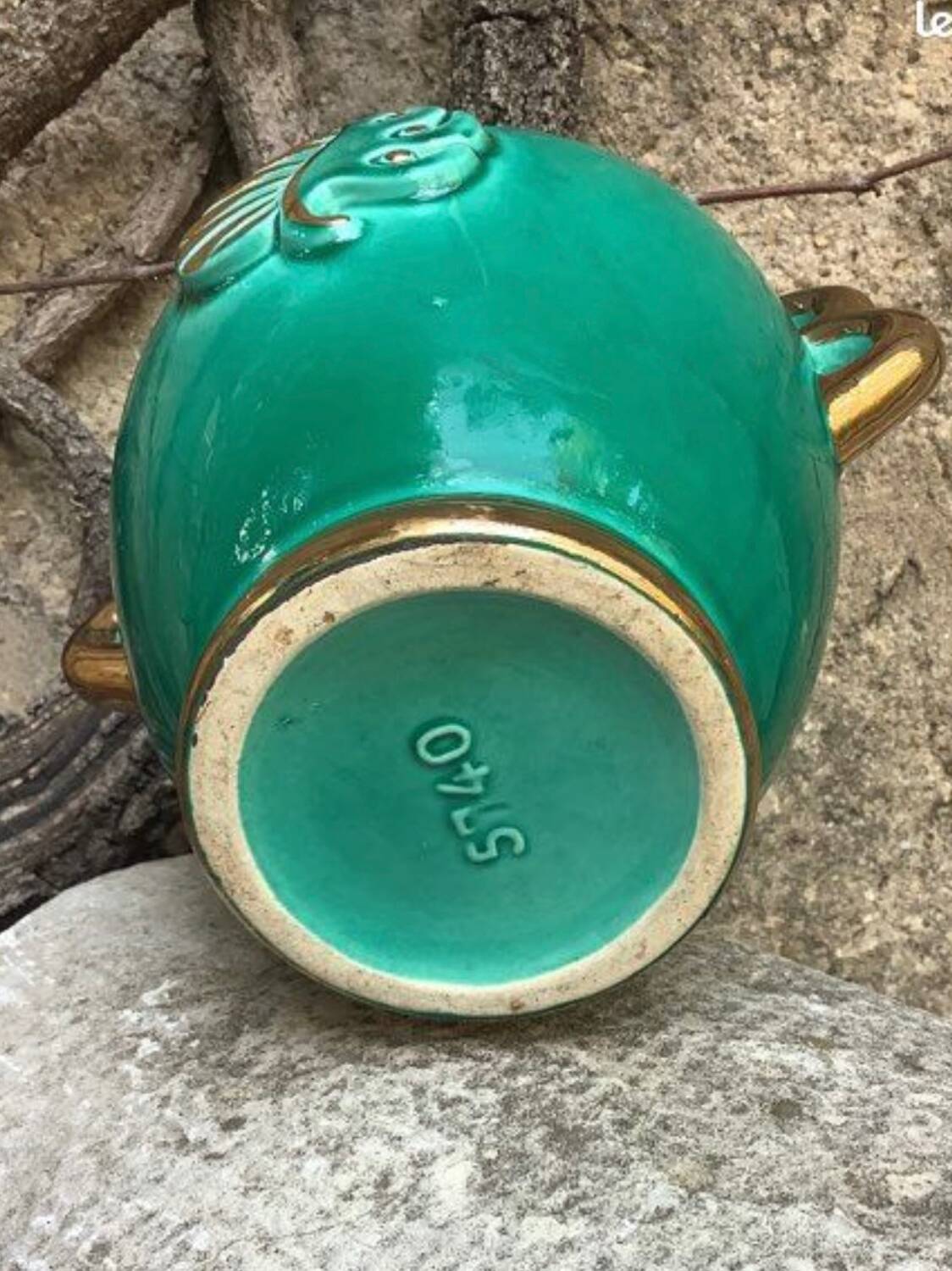 Verceram earthenware vase 1960