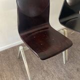 Pair of Pagholz-Germany industrial chairs from the 50s-60s