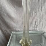 Vase, Soliflore with 6 serrated sides 20th century