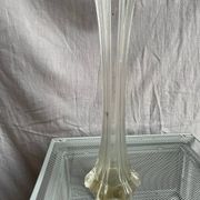 Vase, Soliflore à 6 pans dentelés  XXe siècle