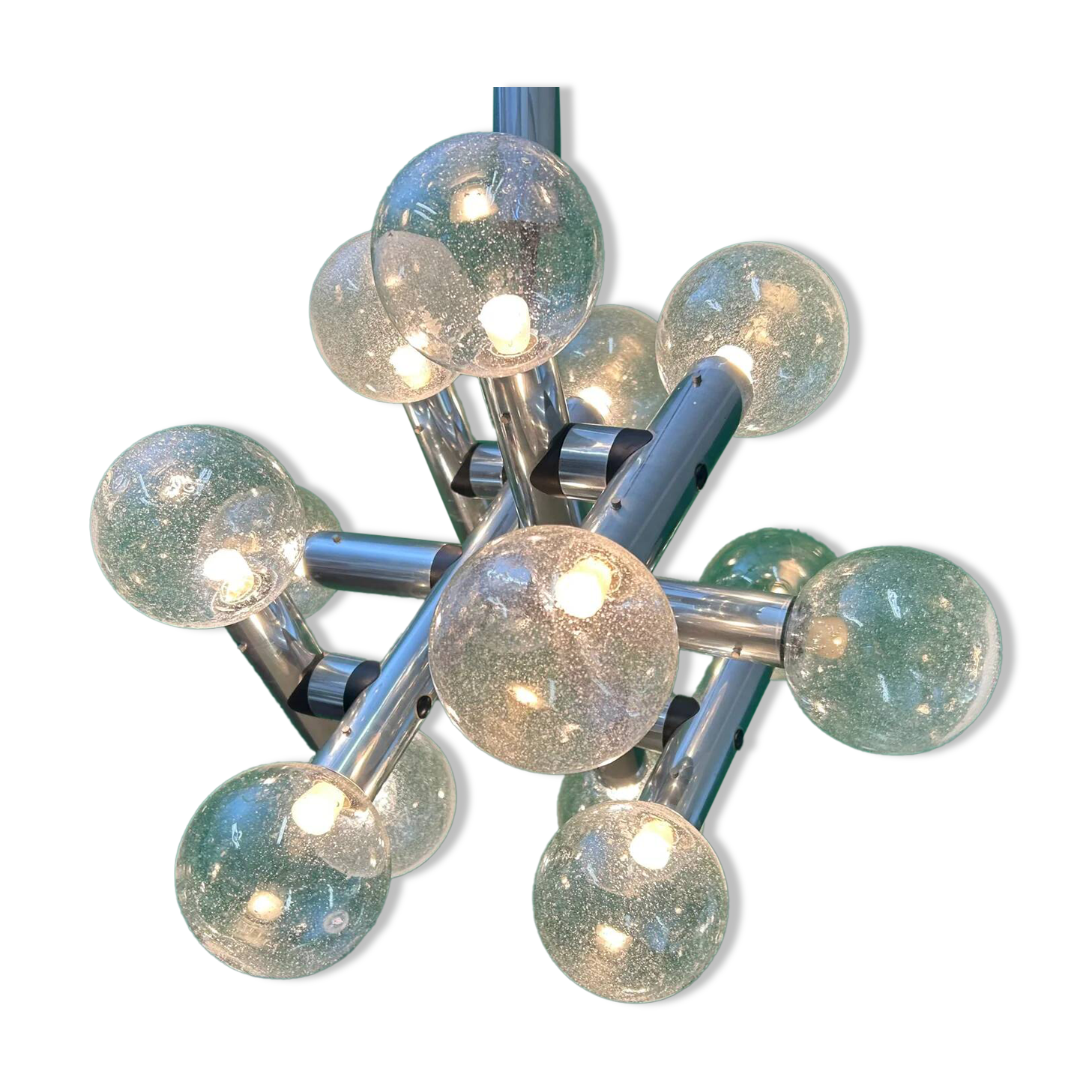Lustre Atomic Age by Kalmar Franken KG, model RS 14 HL, Austria 1970