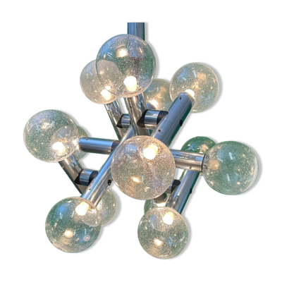 Lustre Atomic Age par Kalmar Franken KG, modèle RS 14 HL, Autriche 1970