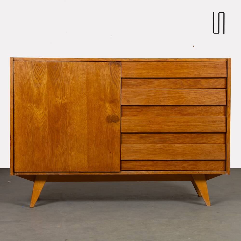 Vintage chest of drawers, Jiroutek for Interier Praha, model U-458, circa 1960