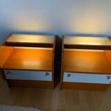 Pair of vintage bedside tables