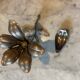 Vintage flower ashtray