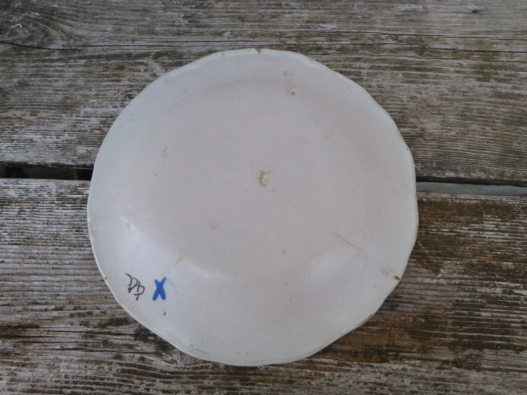 Assiette Tolosane oiseau bleu