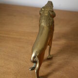 Vintage brass lion