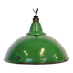 Industrial British Green Enamel Factory Pendant Lamp from Maxlume, 1960s