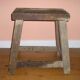 Old doweled wooden stool