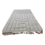Handmade wool Berber rug 250x150 cm