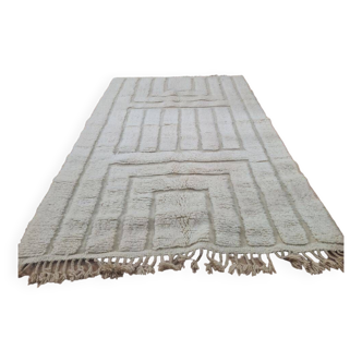 Handmade wool Berber rug 250x150 cm