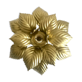 Wall lamp or ceiling lamp golden flower