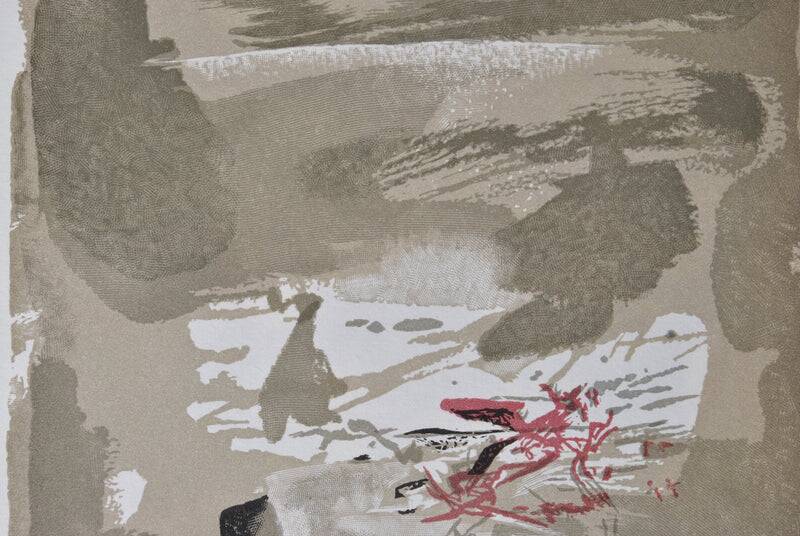 ZAO Wou-Ki: Sunset, Woodcut