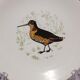 6 assiettes plates Gien Marly "oiseaux des forêts"