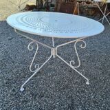 iron garden table
