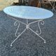 Table de jardin en fer