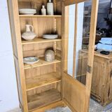 Glass-fronted cabinet from the 1930s-1940s.