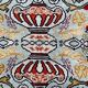 Vintage Turkish silk carpet handmade 74x146 cm