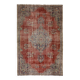 Turkish Anatolian Handmade Vintage Rug 244 cm x 158 cm