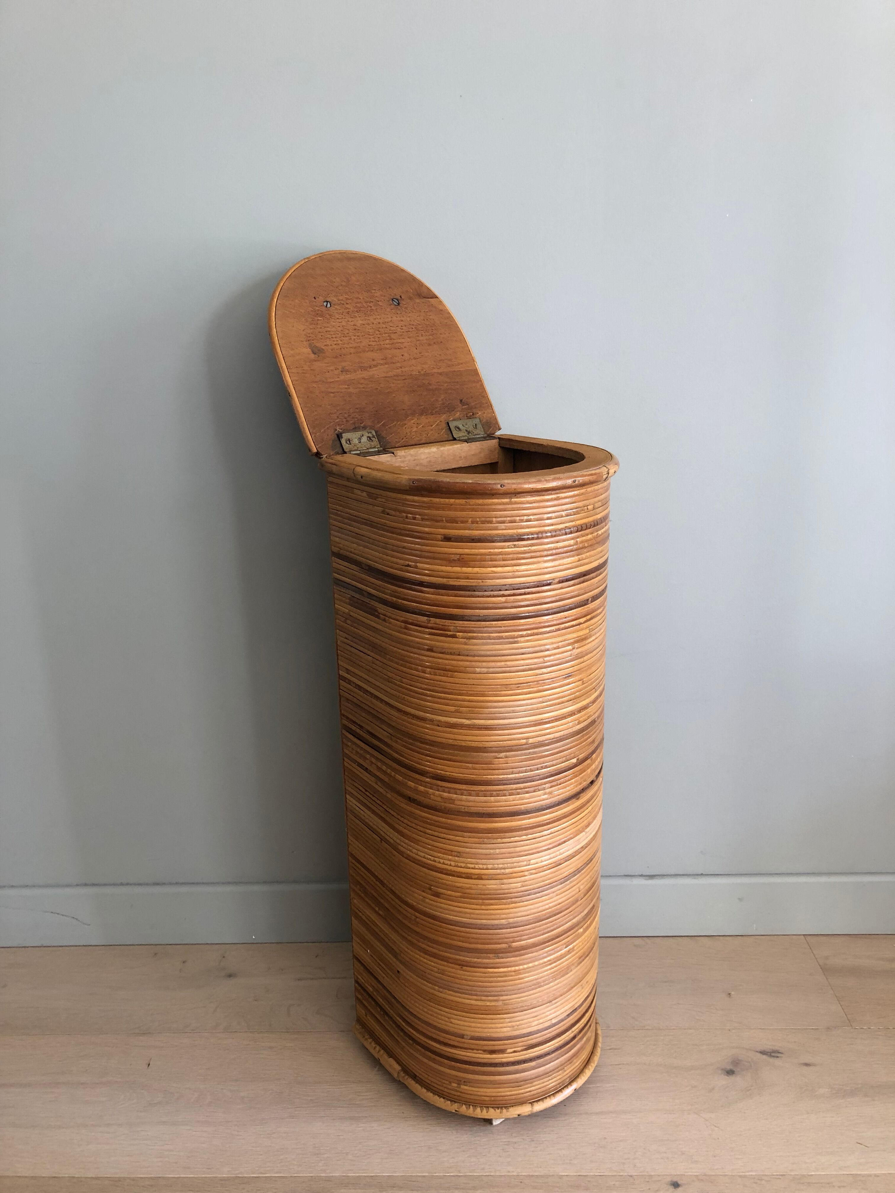Bamboo bread hutch