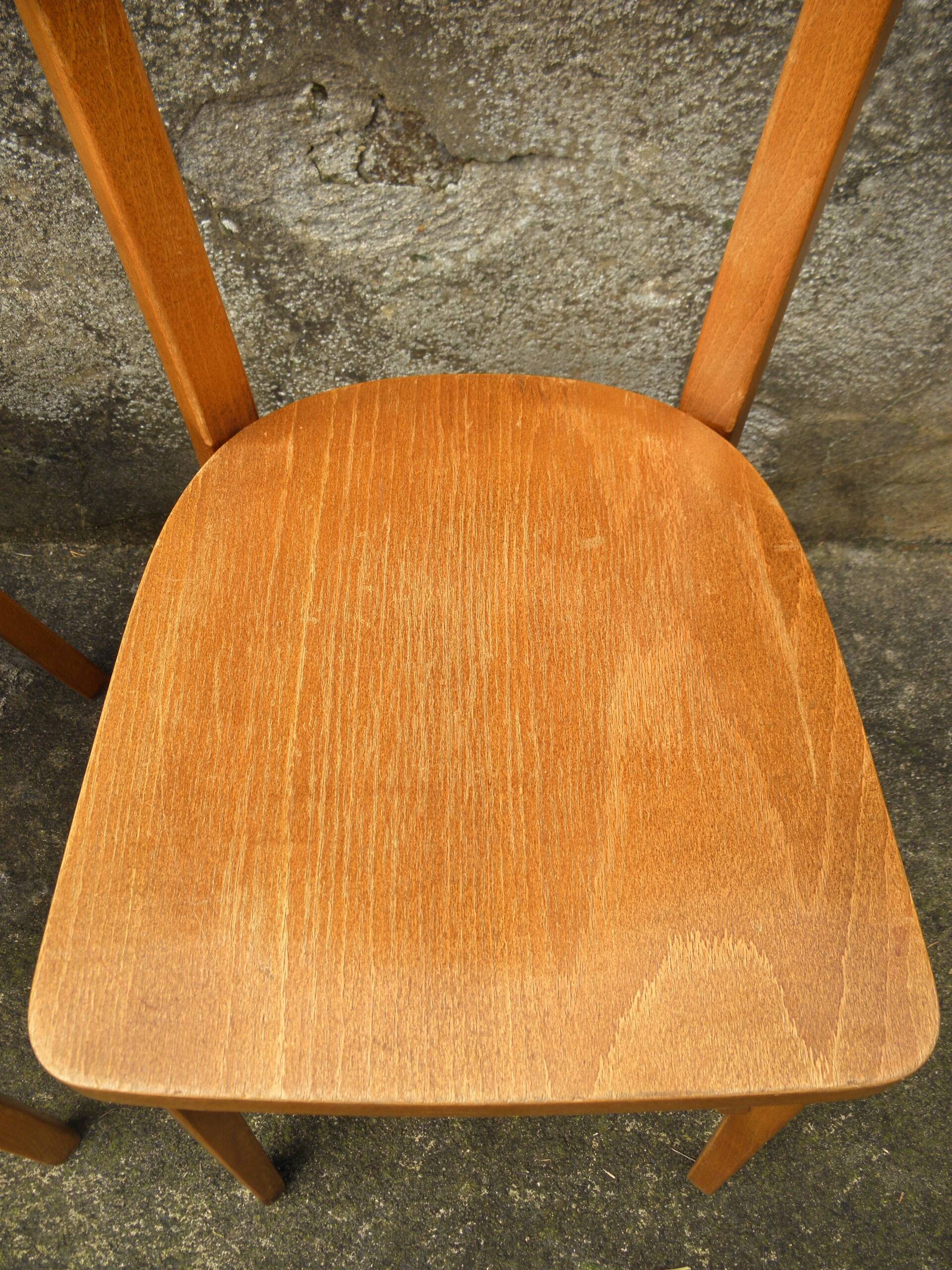 Set of 6 Baumann bistro chairs n° 18