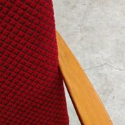 Paire de fauteuils Boomerang  rouge Antonin Suman pour Ton Bystrice Thonet