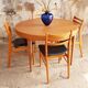 Table ronde scandinave extensible