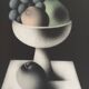 Original lithograph by Mario Avati, colour manière noire, "The Passage of Time", 1990.