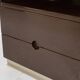 Mb16 brown lacquered chest by luigi caccia dominioni 70's azucena editor
