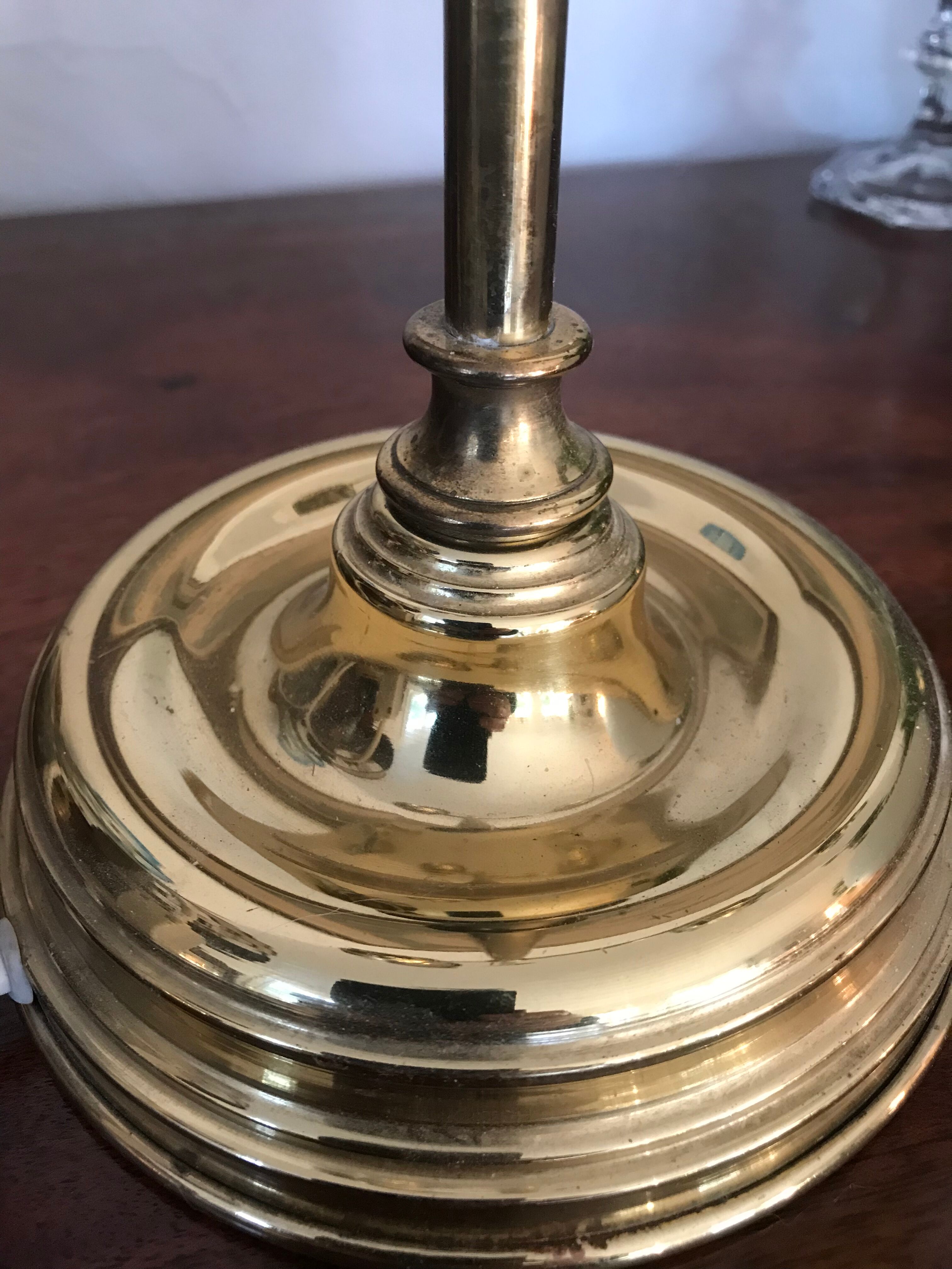 Brass lamp by Sölken Leuchten