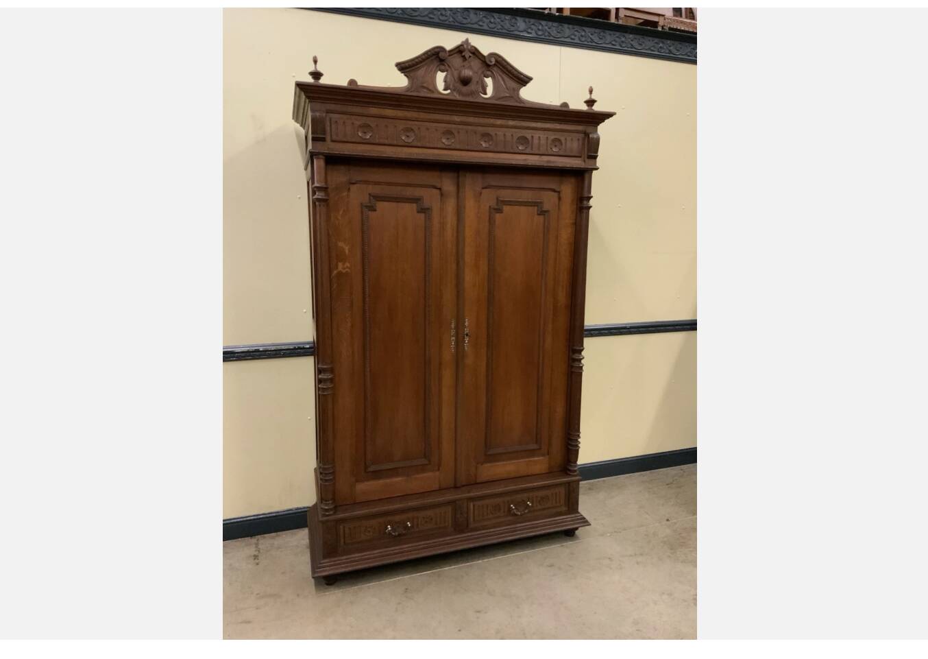 Antique Gründerzeit wardrobe