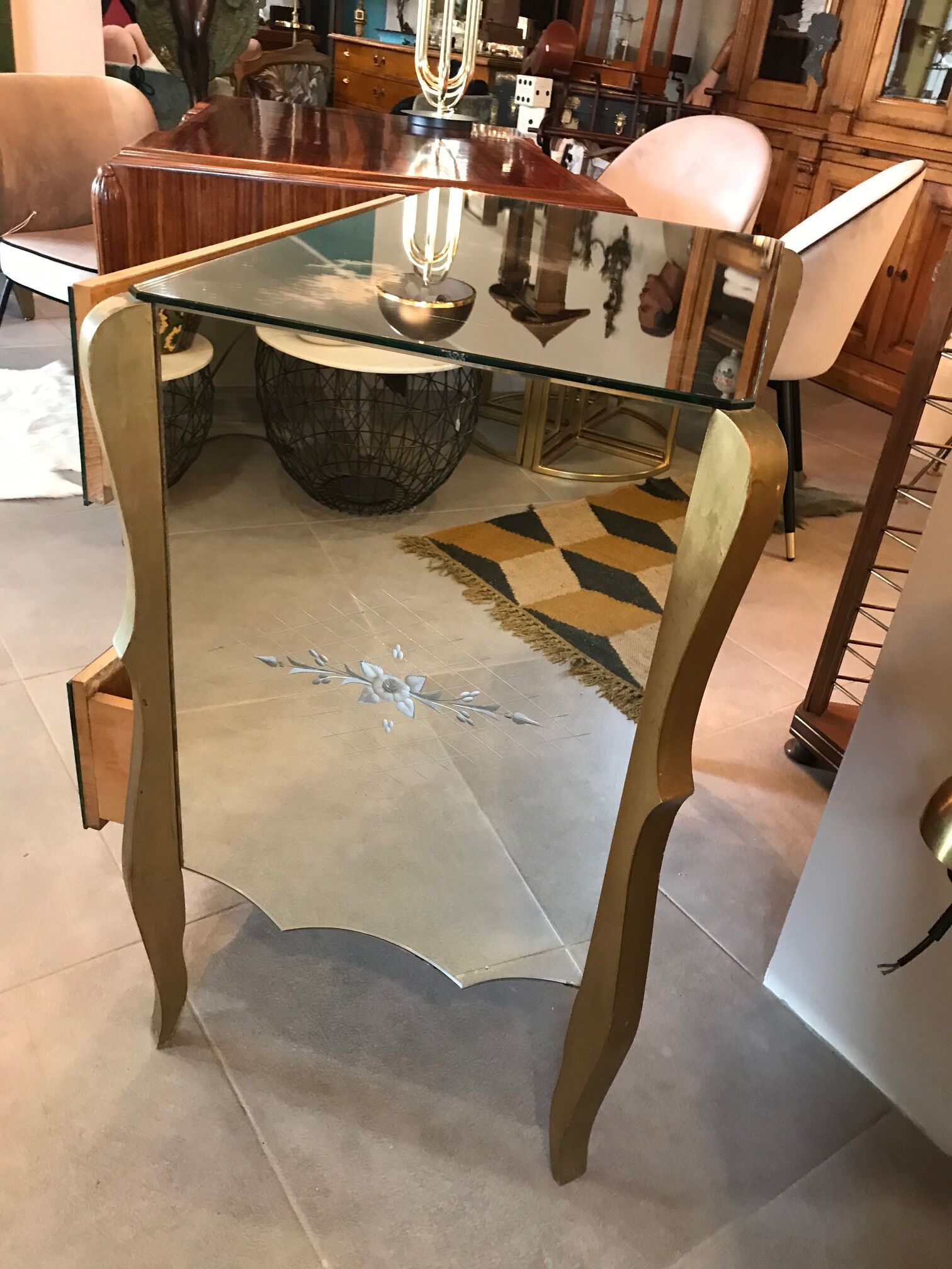 Beautiful Venetian mirror dresser