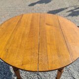 Table 4 legs in oak with 2 extensions