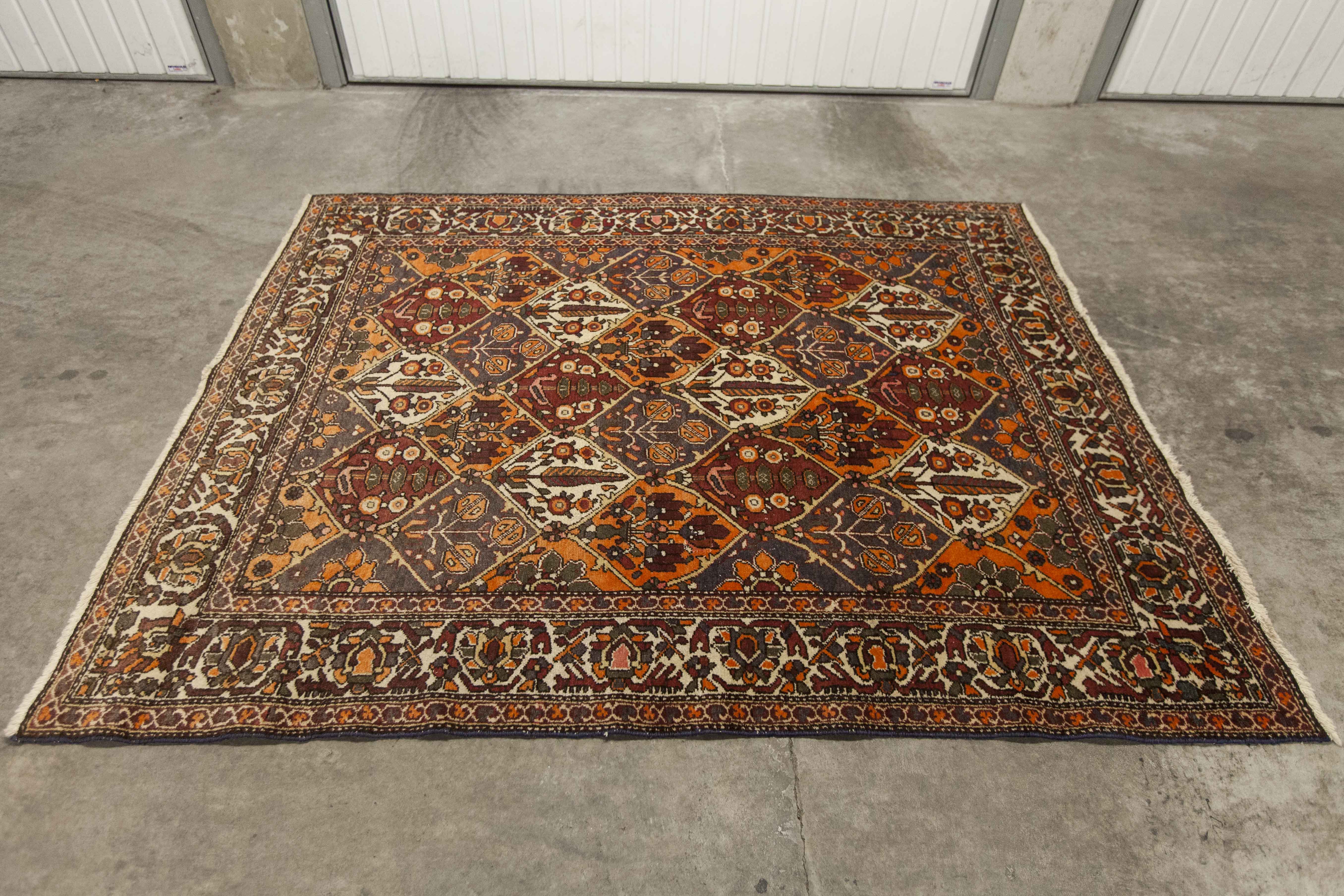 Tapis d'iran en laine 1960 - 171x212cm