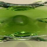 Vide poche Murano vert iridescent
