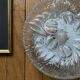 Molded glass wall sconce, 1970s-1980s, ceiling light