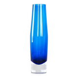 Cobalt glass vase, Danish design, 1960s, production: Denmark