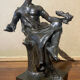 Bronze ancient allegory of the "Arts" sculpture