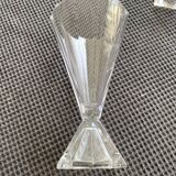 Series of 6 Arques crystal glasses, Pyramide model 1988